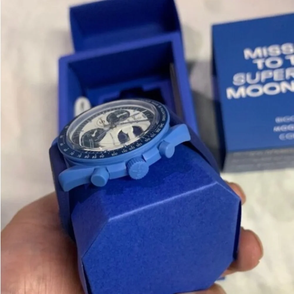 Swatch x Omega Mission To The Super Blue Moon Phase